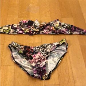 Zimmermann bandeau bikini worn once